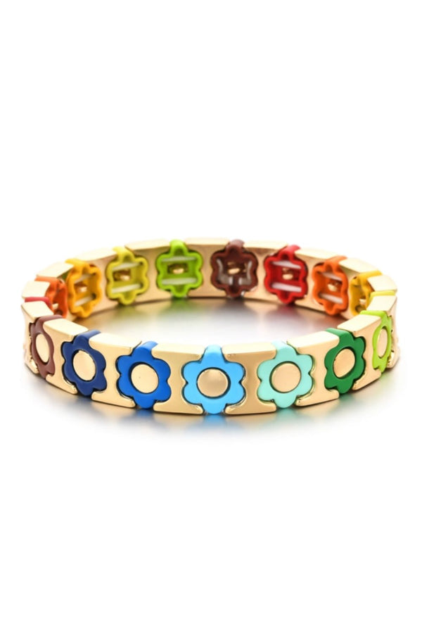 Daisy chain bracelet - Multi Colour