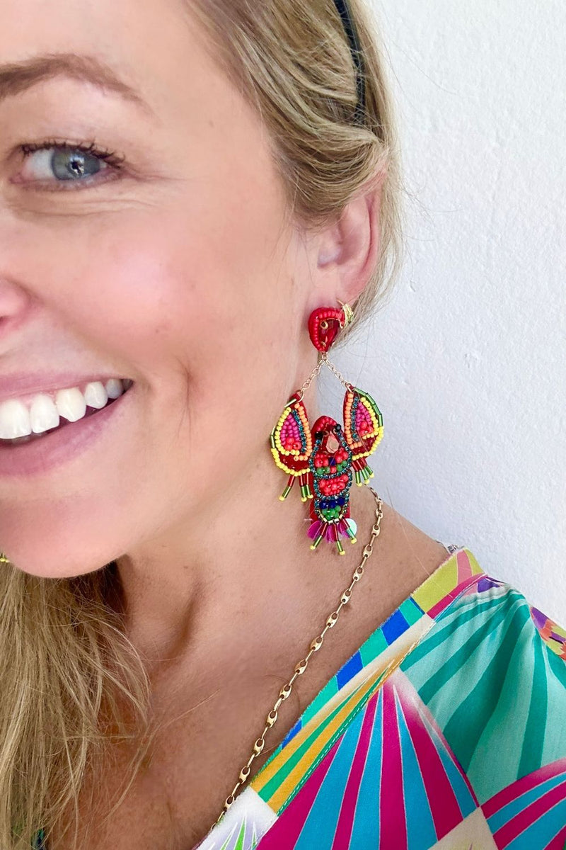 Lobster Christmas Earrings