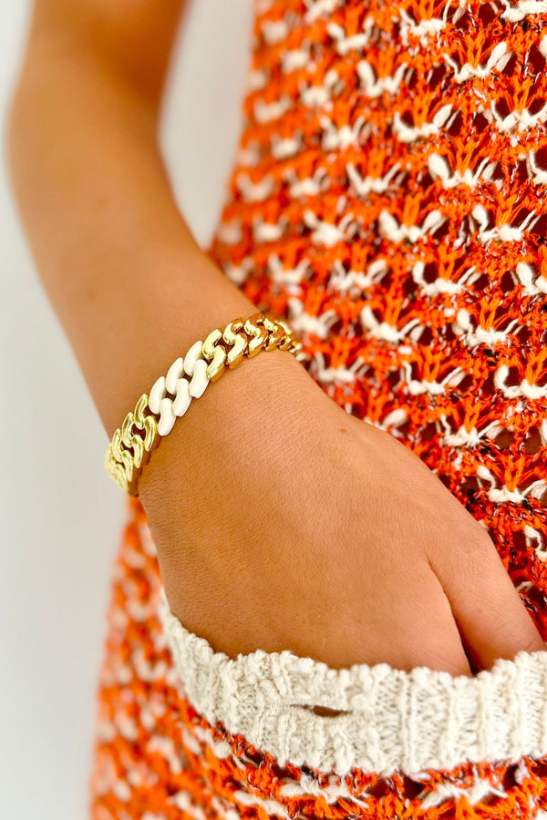 Gold Links - Cream