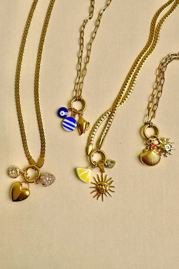 Mediterranean Charm Necklace