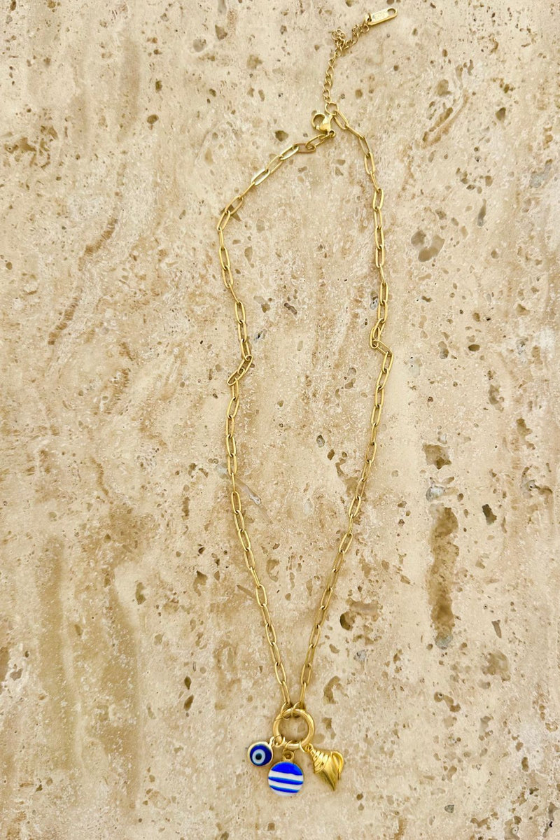 Mediterranean Charm Necklace