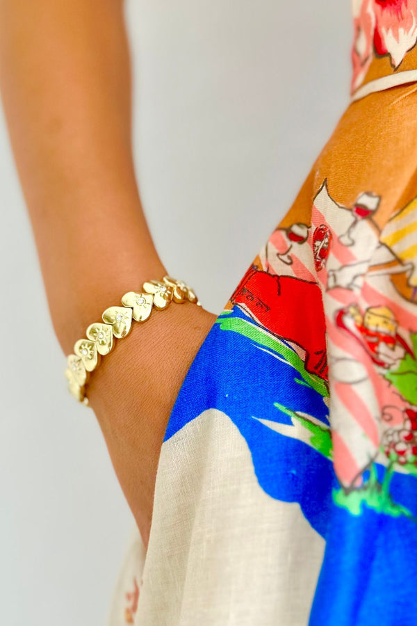 Heart Full Bracelet - Gold