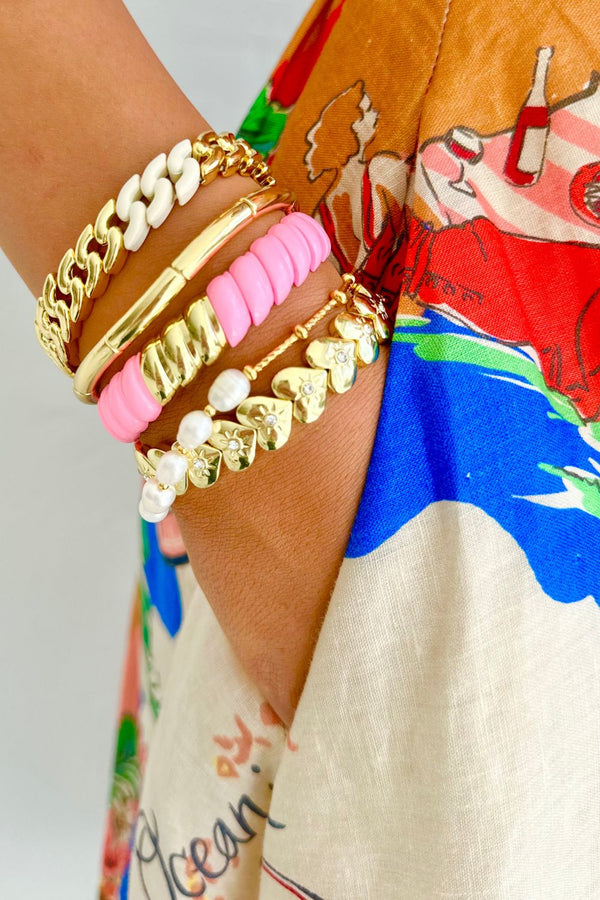 Philomena Pearl Bracelet - Gold