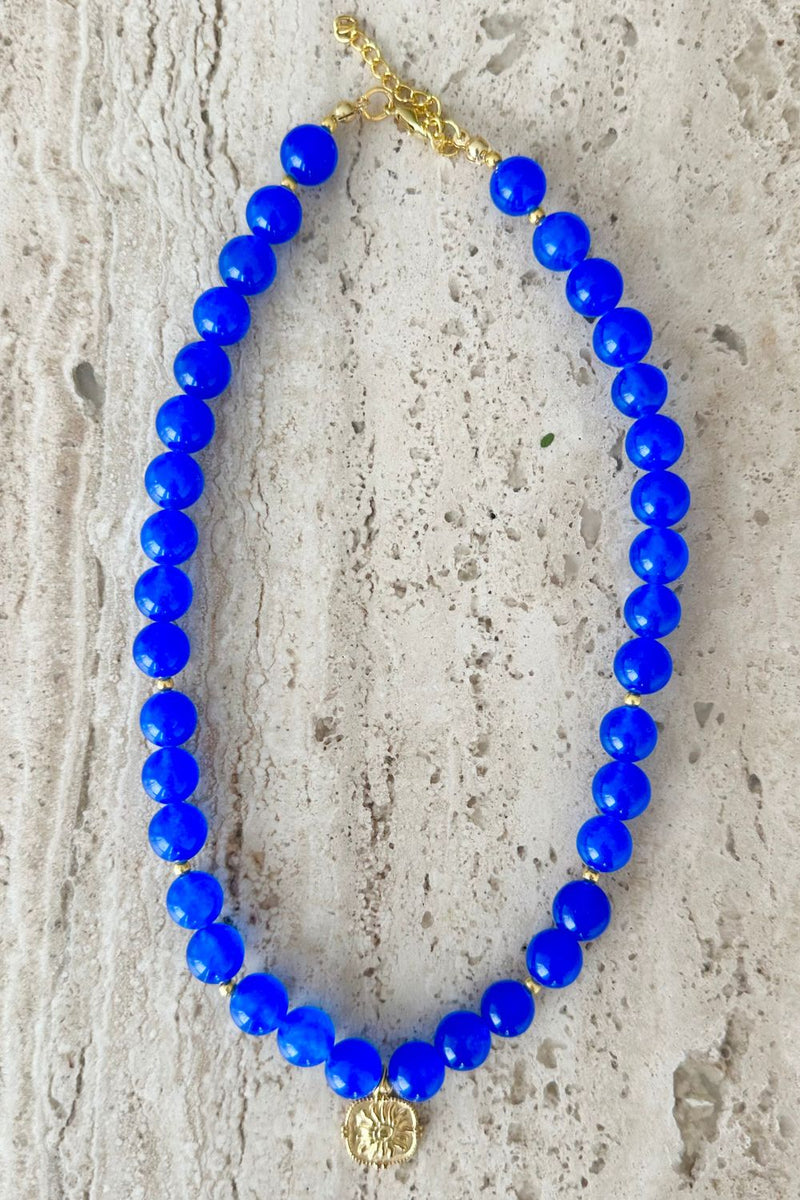 Cobalt Jade Necklace