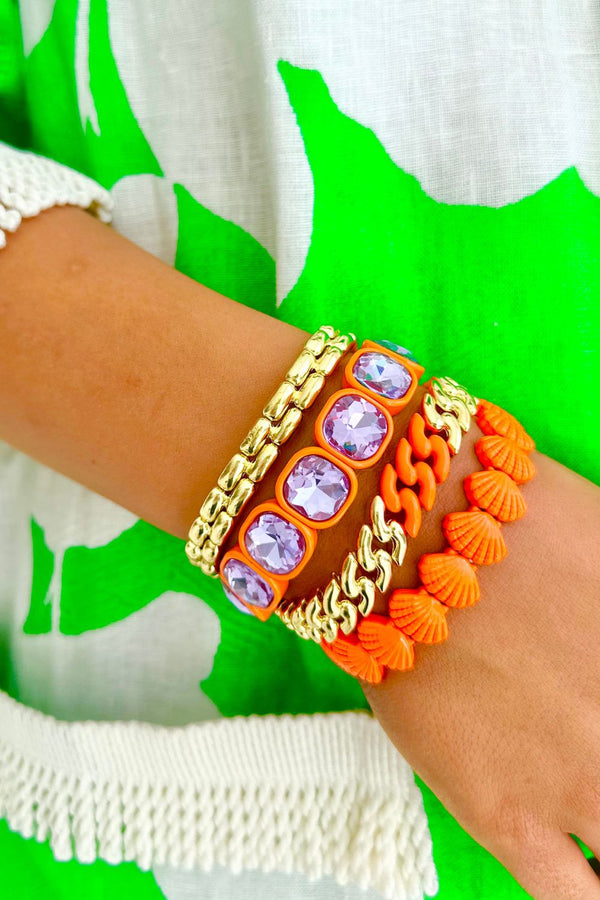 Gold Links - Neon Orange (PRE - ORDER)