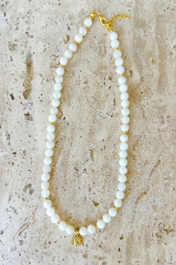 White Quartz Necklace