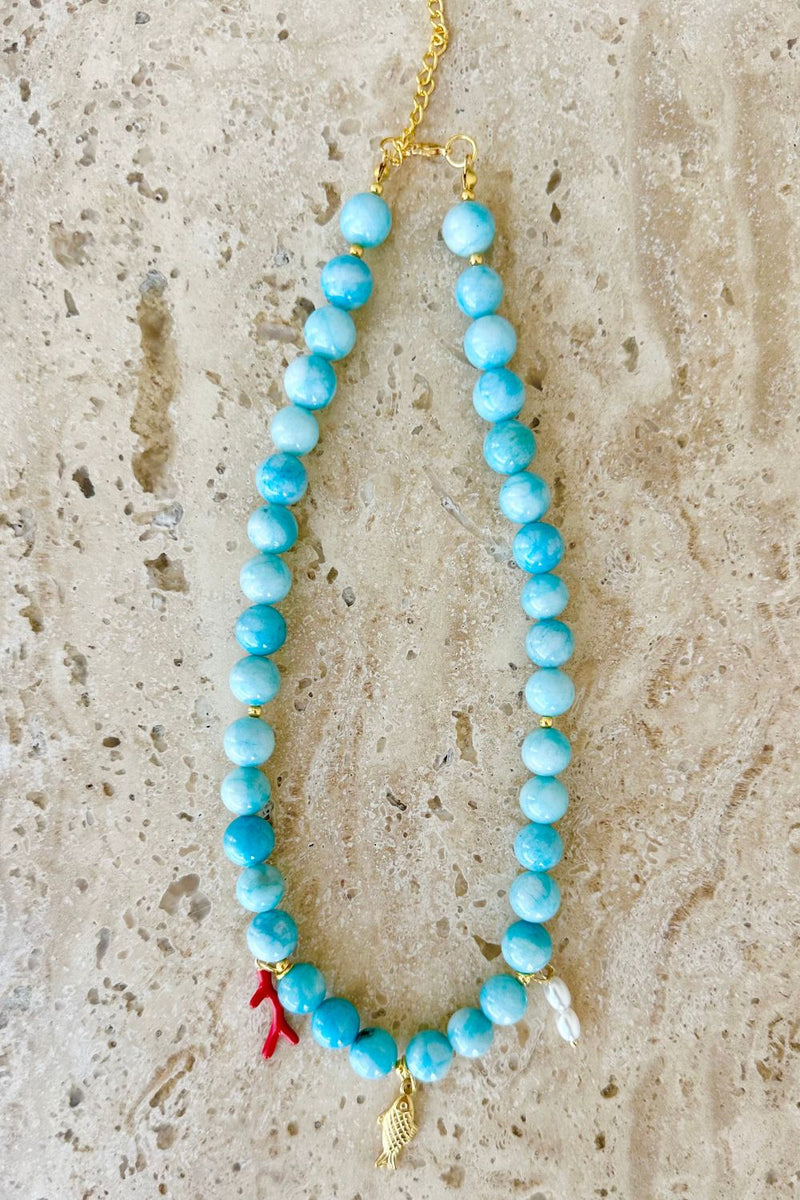 Dyed Lamar Jade Necklace