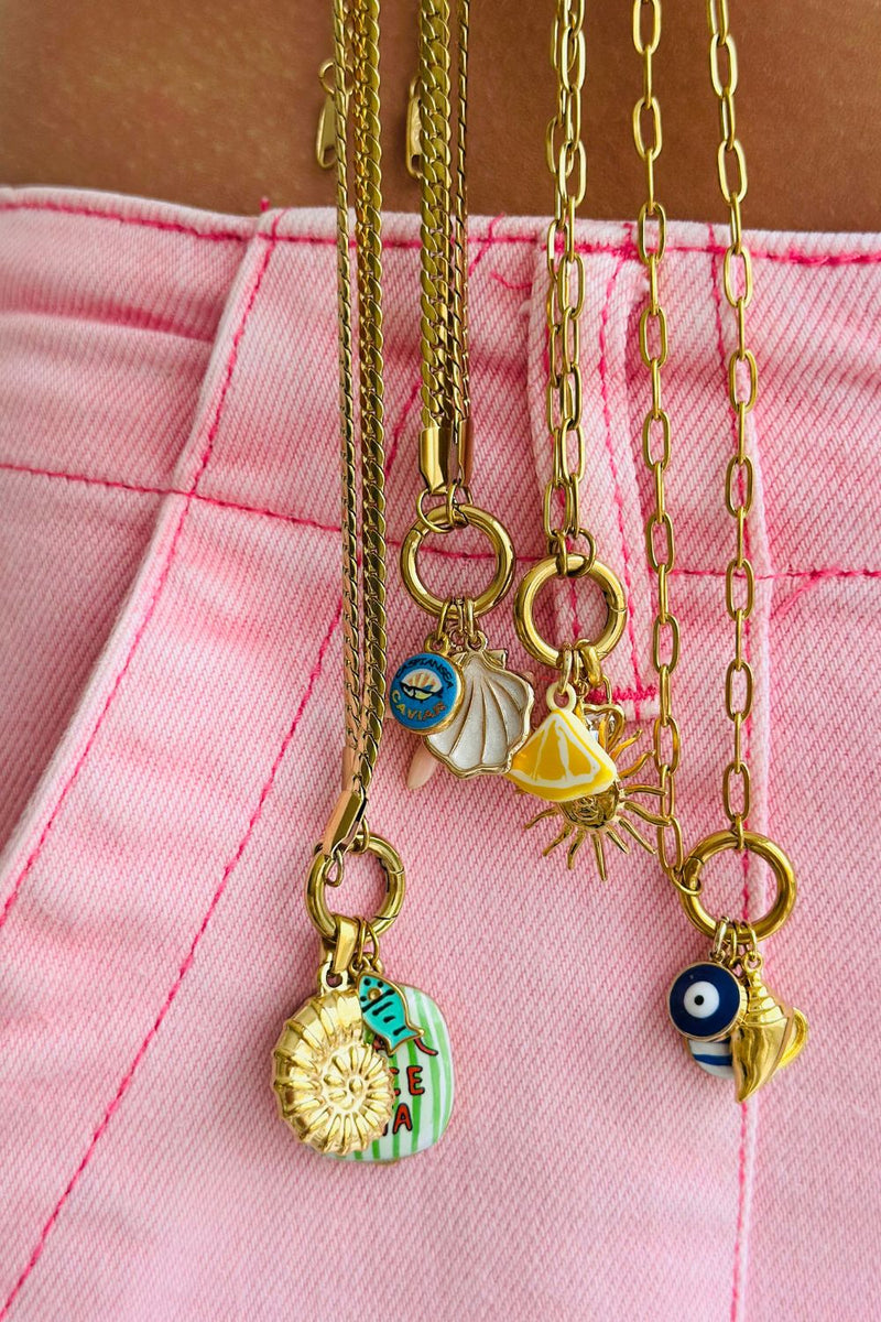 La Dolce Vita Charm Pearl Necklace