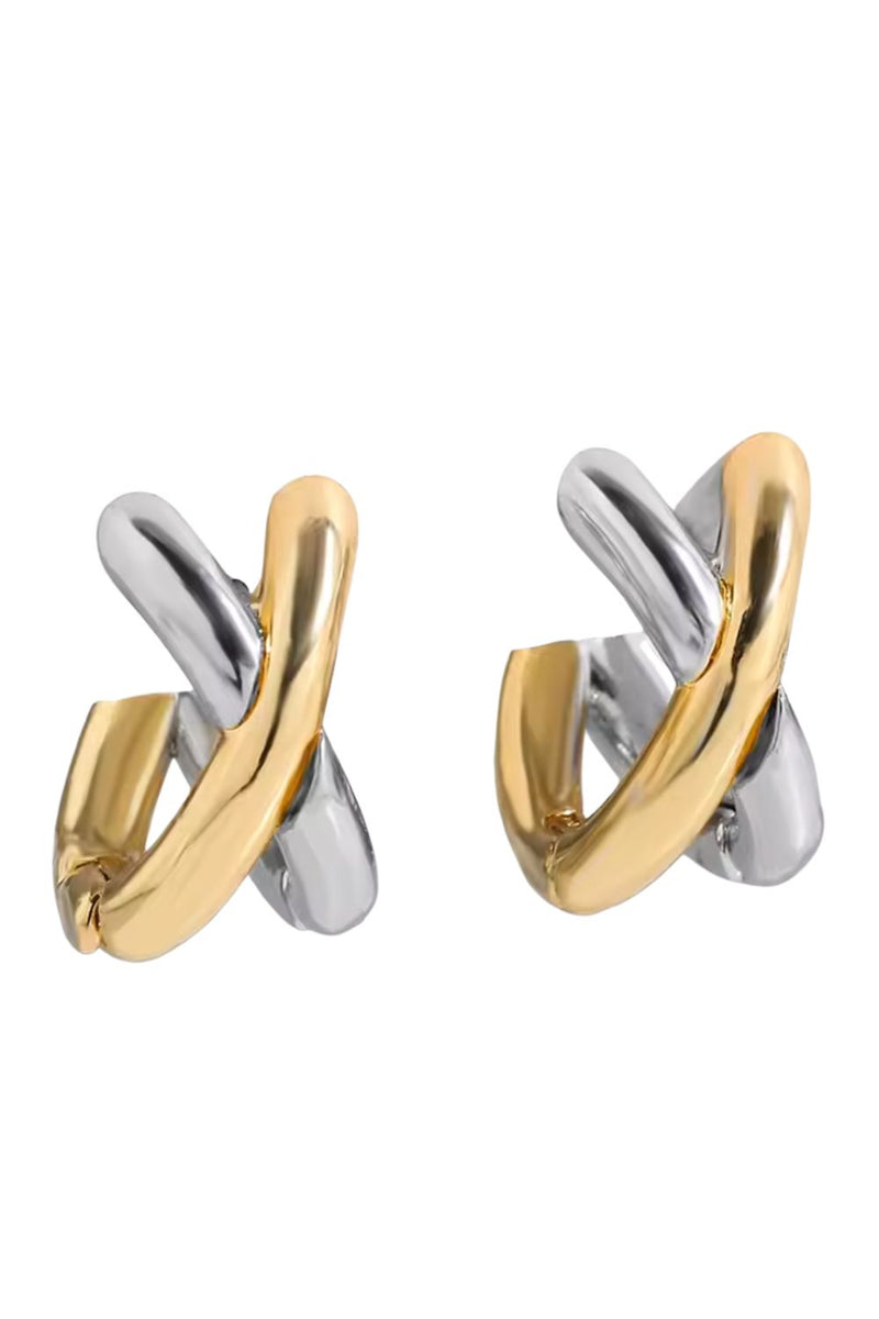 Cris Cross - silver and gold