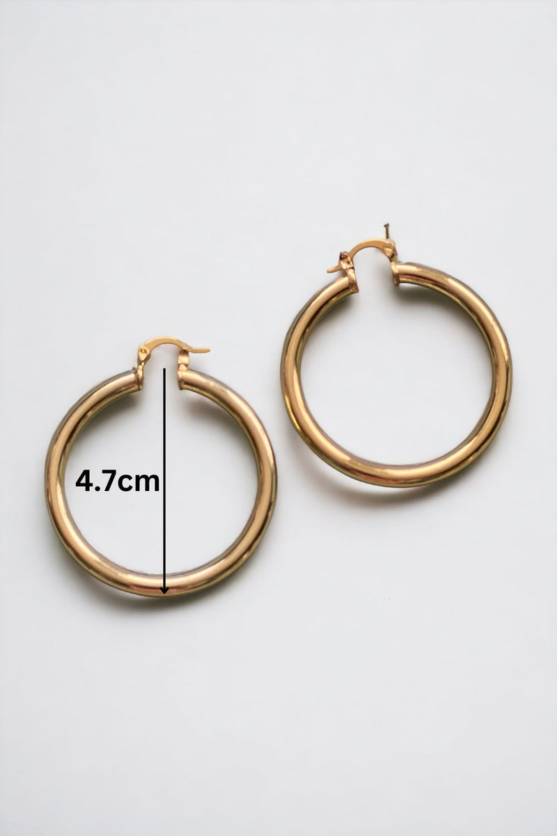 Halo Hoop Large - Gold