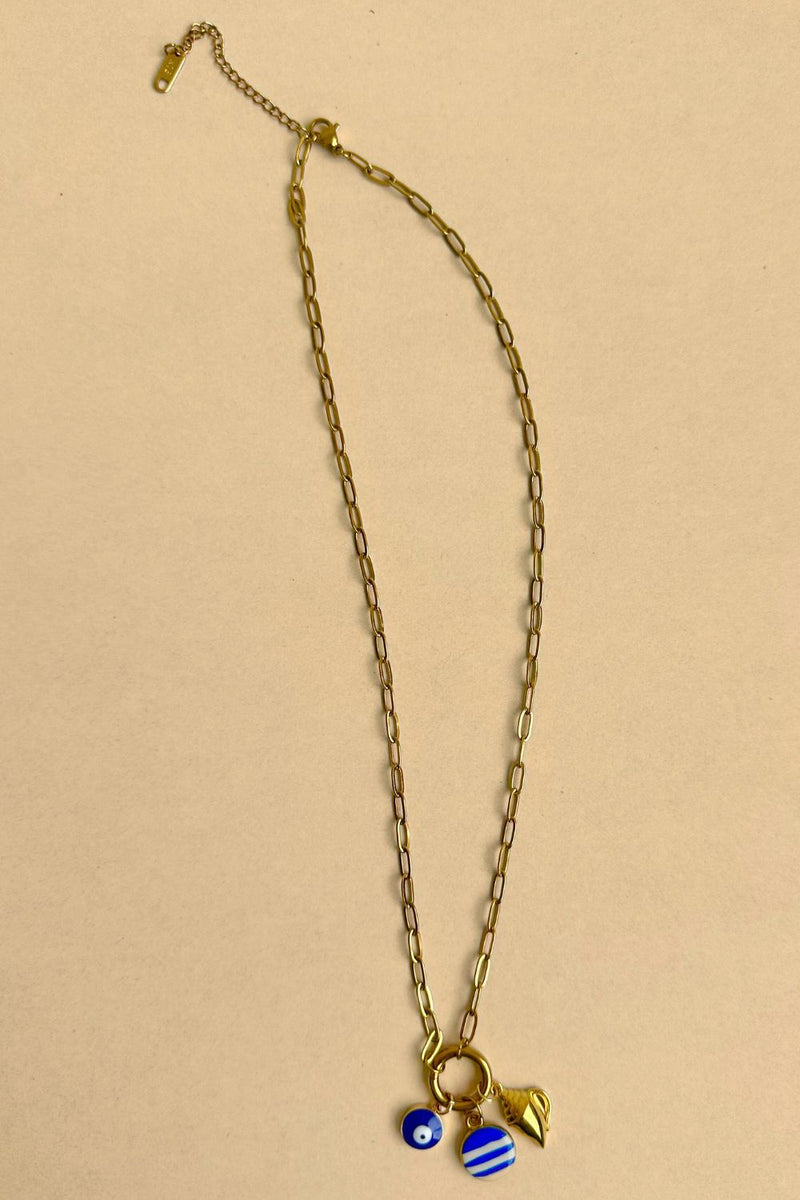 Mediterranean Charm Necklace