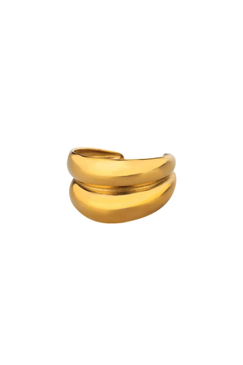 Gold Bubble Ring