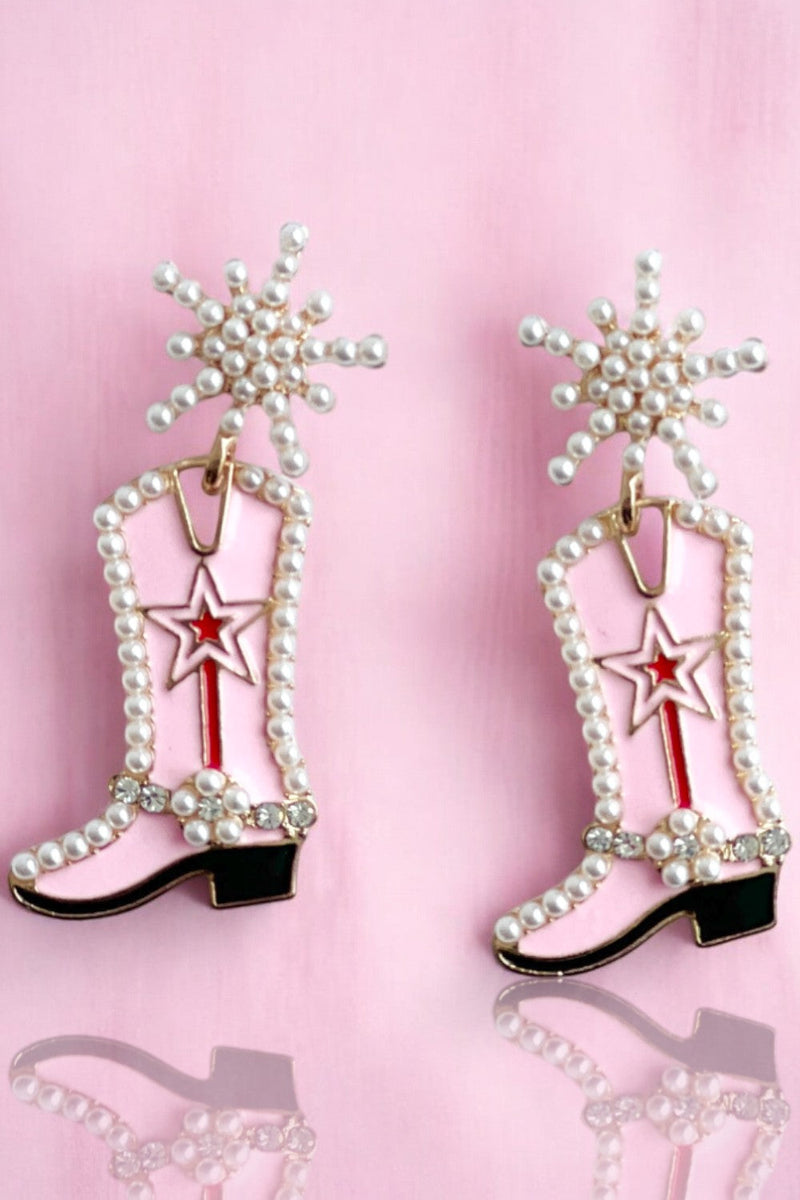 Rodeo Star Boots - Baby Pink