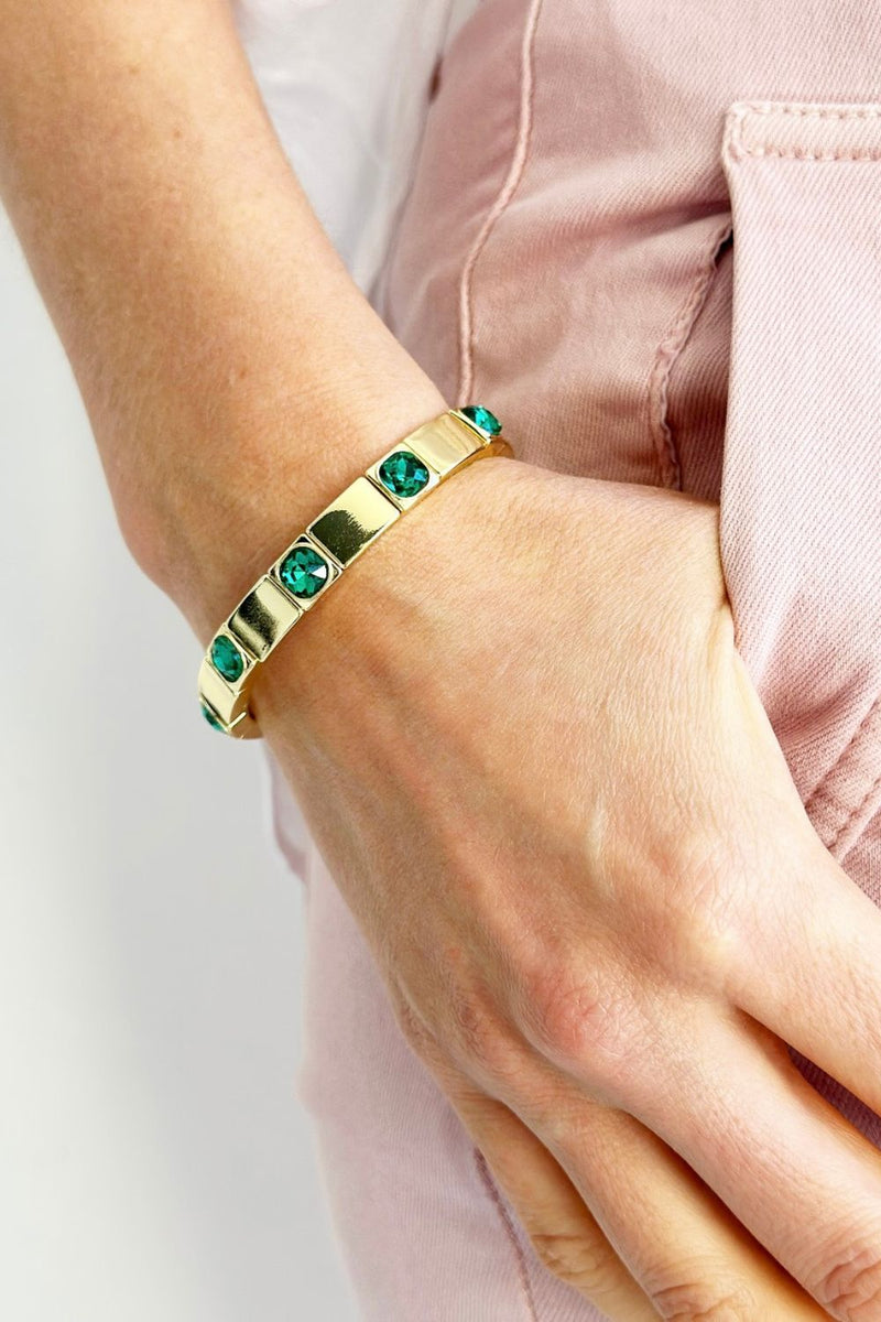 Queenie Bracelet gold/green