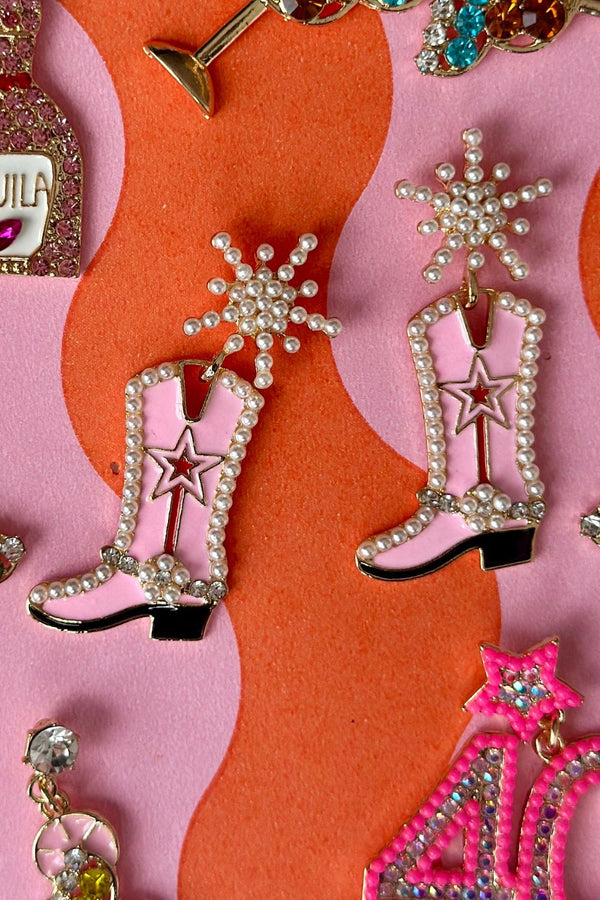 Rodeo Star Boots - Baby Pink