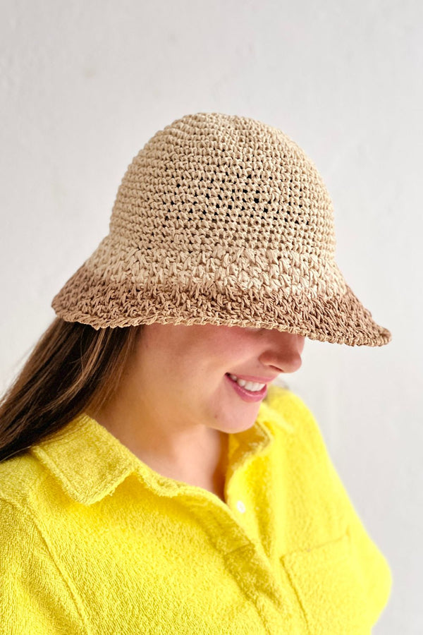 Crochet Bucket Hat - Natural