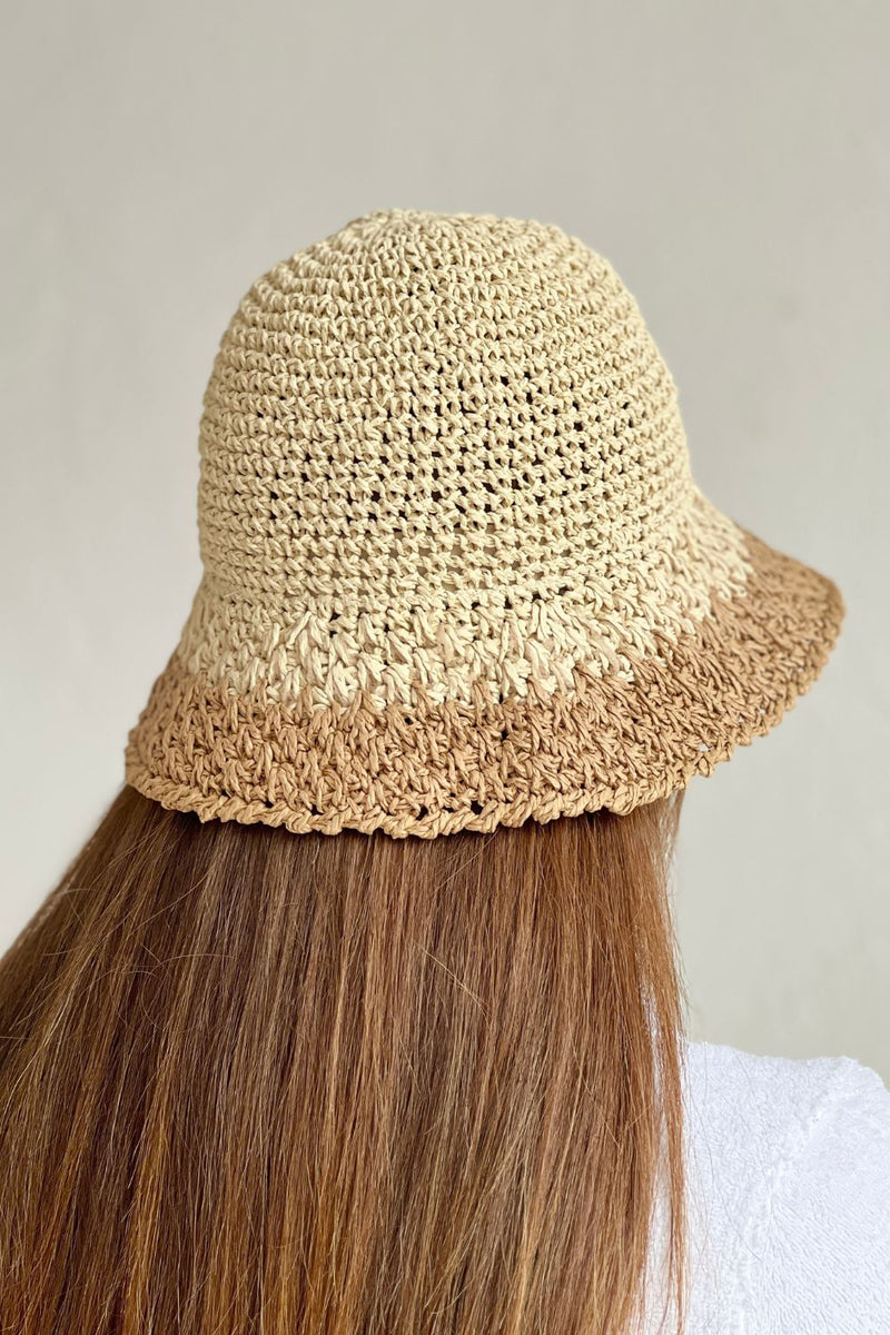 Crochet Bucket Hat - Natural