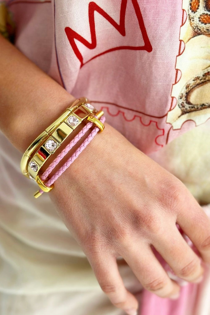 PINK ROPE BRACELET