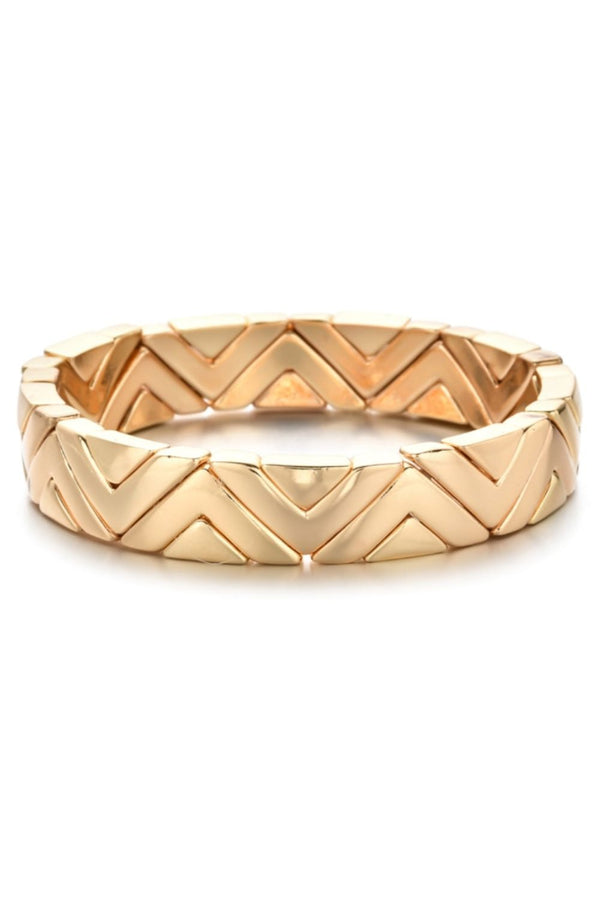 Puzzle bracelet | Gold