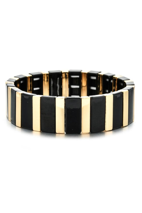 Keys bracelet | Black & Gold